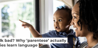 Emphasizing the sounds of certain words to young children can help them retain language, not confuse them about speaking properly. MoMo Productions/DigitalVision via Getty Images